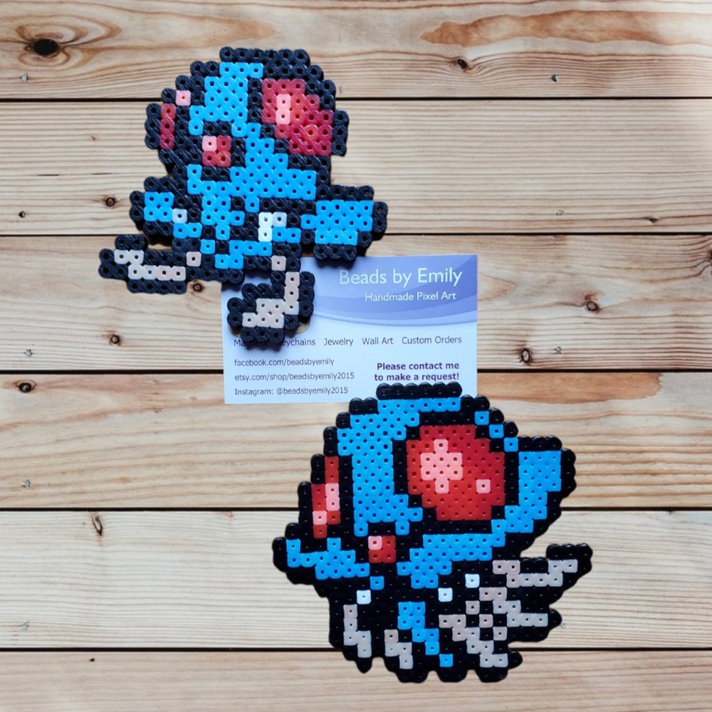 Tentacool & Tentacruel Magnets - Pokemon Home Decor - Game Room - Kids Room